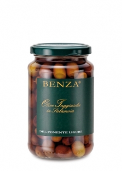 Taggiasca Oliven in Salzlake, Olio Benza, 320 g