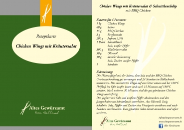 BBQ Chicken, 100g Dose, Altes Gewürzamt