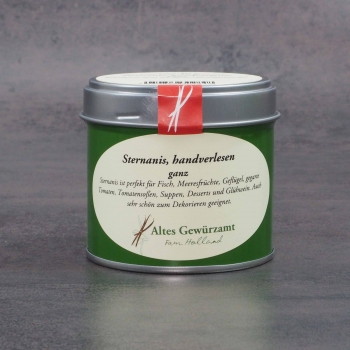 Sternanis ganz, handverlesen, 30g , Altes Gewürzamt