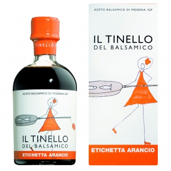 Preview: Il Tinello orange, Aceto Balsamico di Modena IGP 250ml Preview: Il Tinello orange, Aceto Balsamico di Modena IGP 250ml