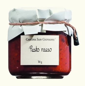 Pesto Rosso, Cascina San Giovanni, 80 g Glas