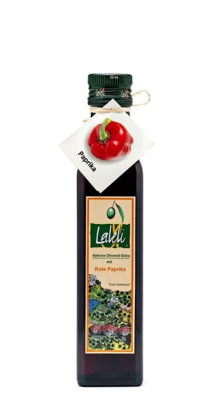 Natives Olivenöl extra mit roter Paprika, Laleli, Türkei, 250 ml