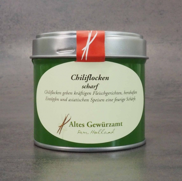 Chiliflocken scharf, 60g Dose, Altes Gewürzamt
